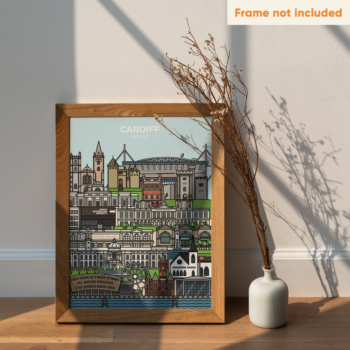 Cardiff Wales Print