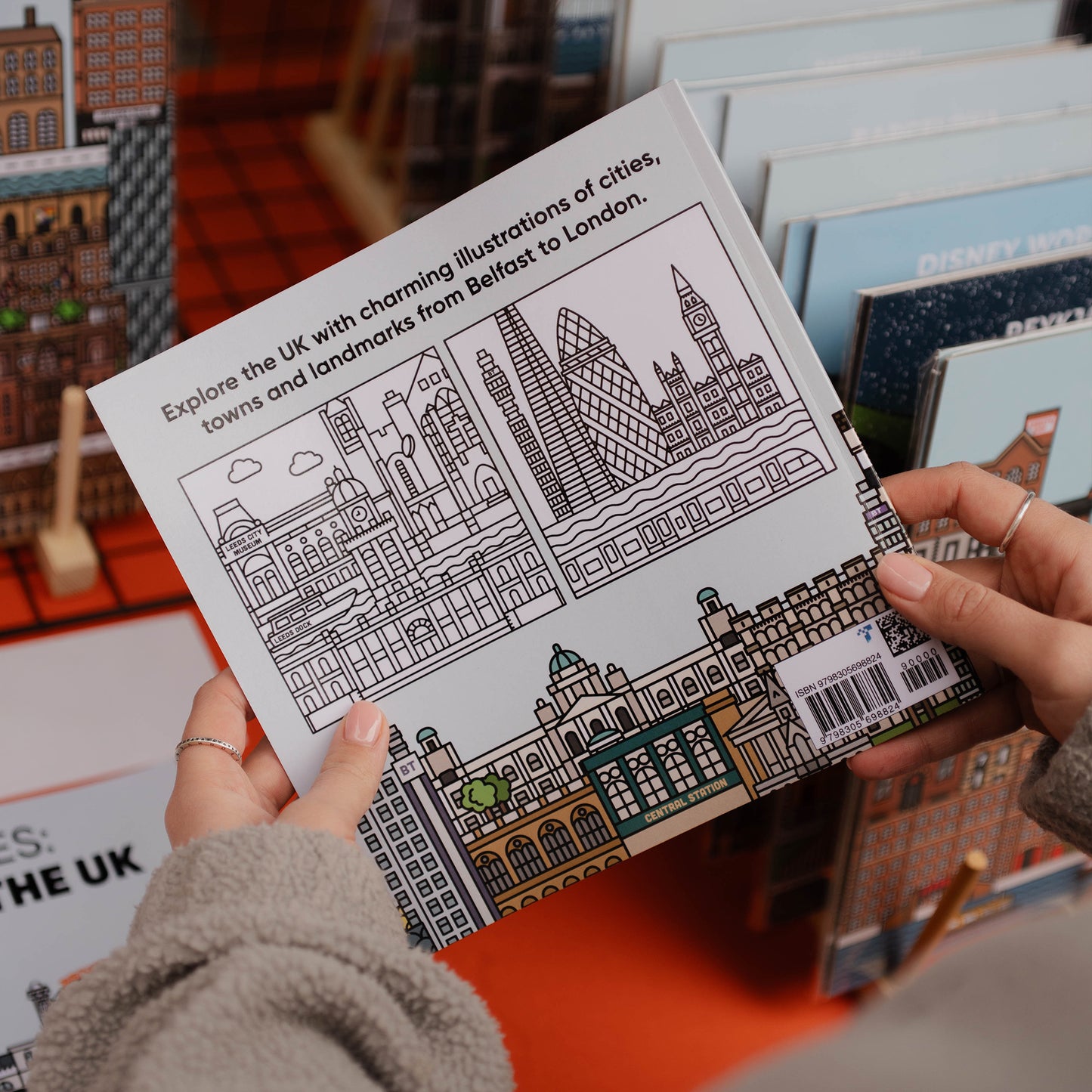 UK Themed Colouring Book