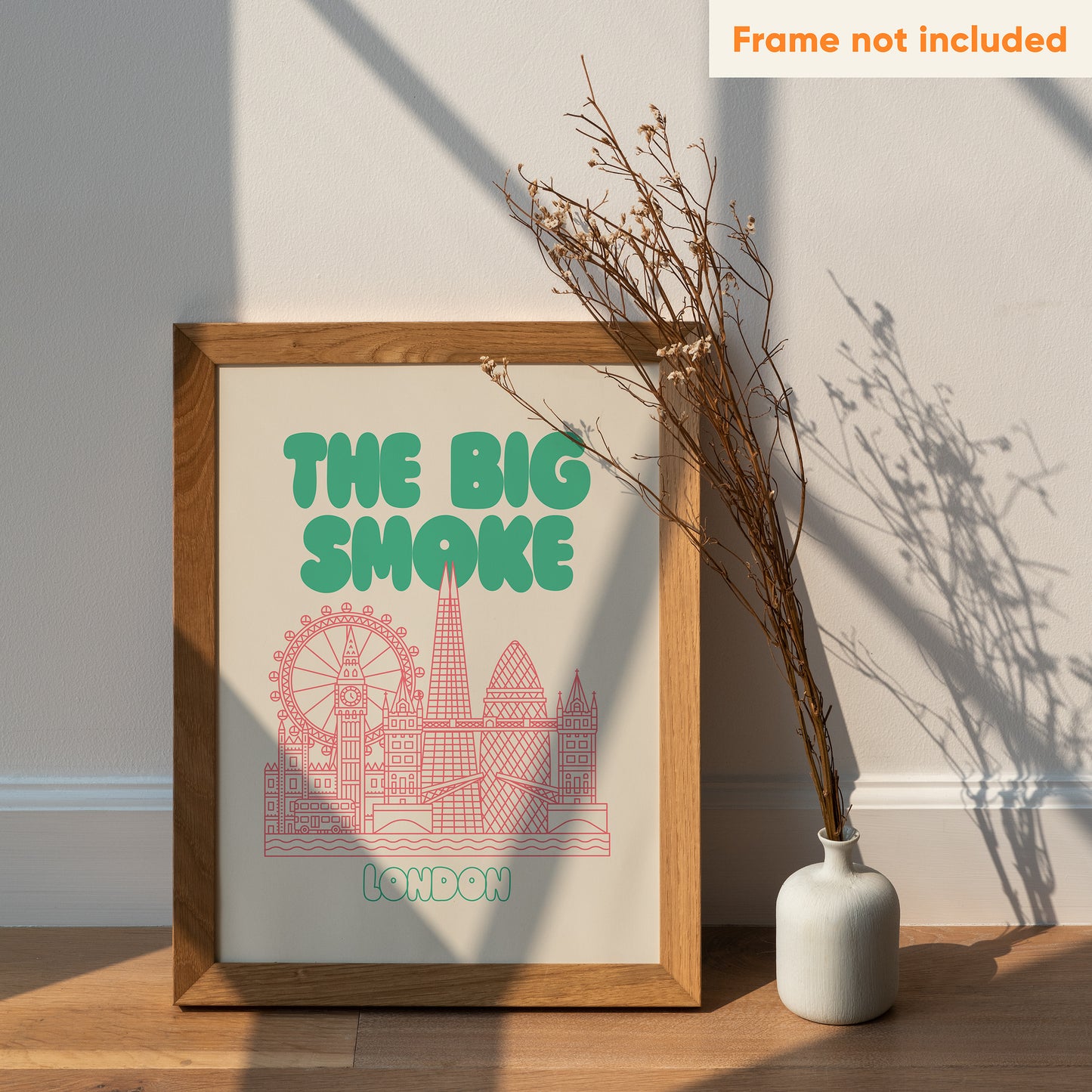 London Type Print
