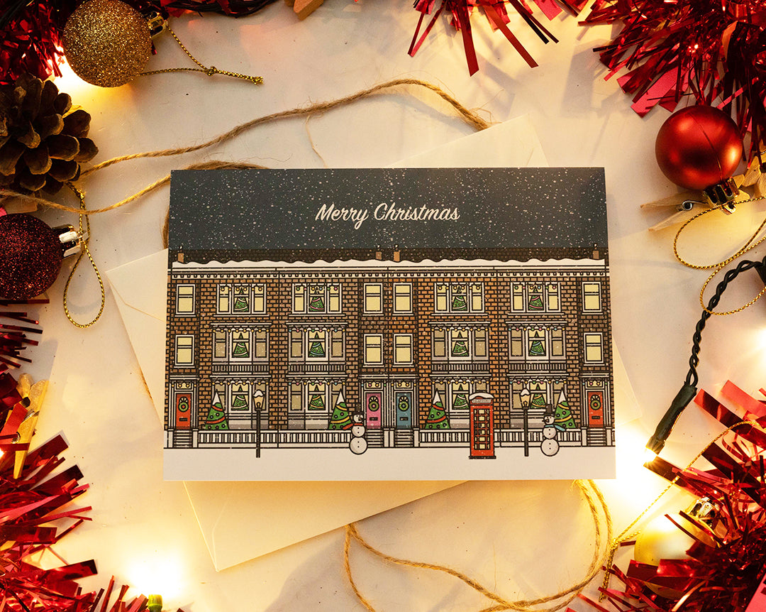 Christmas Street Card (Landscape)