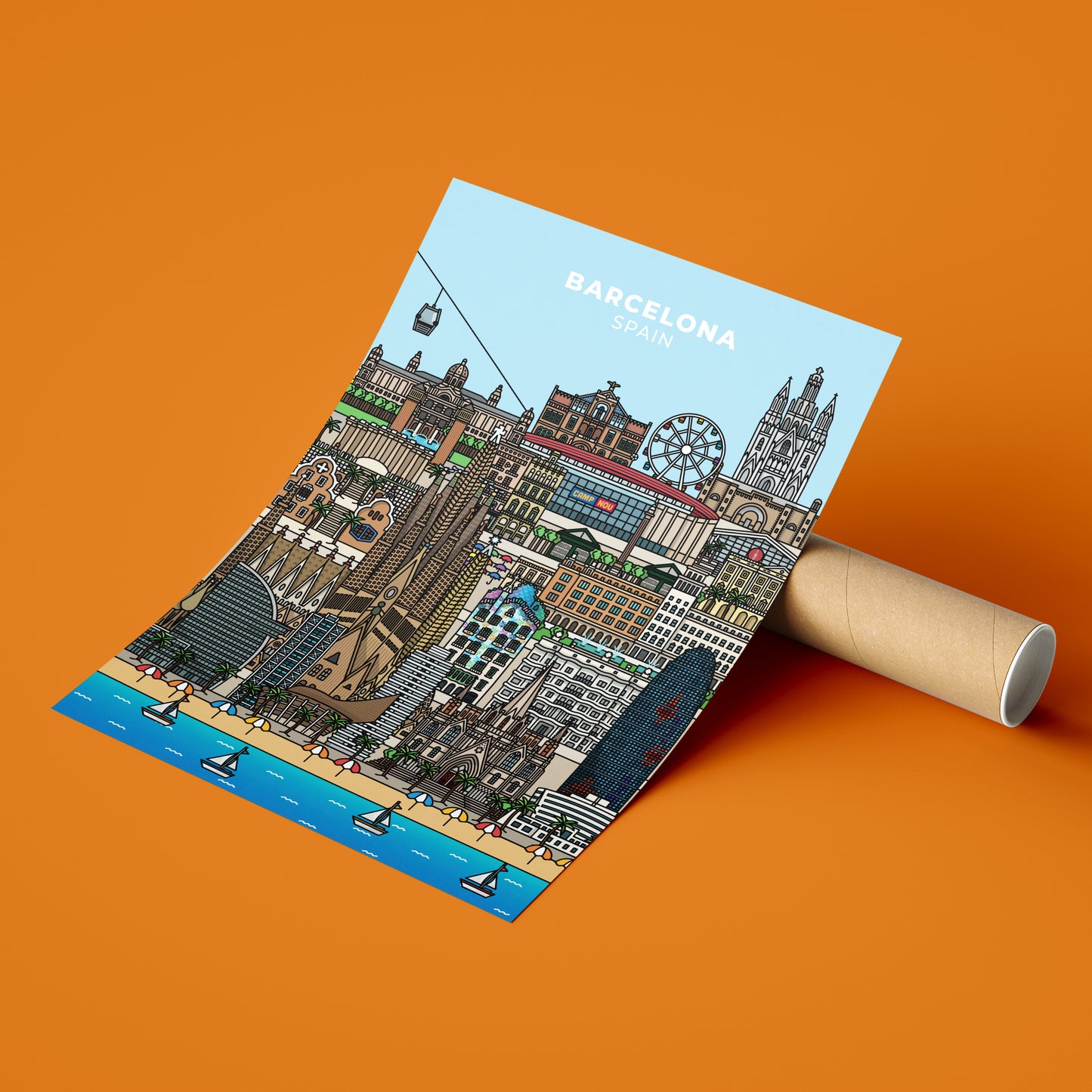 Barcelona Print
