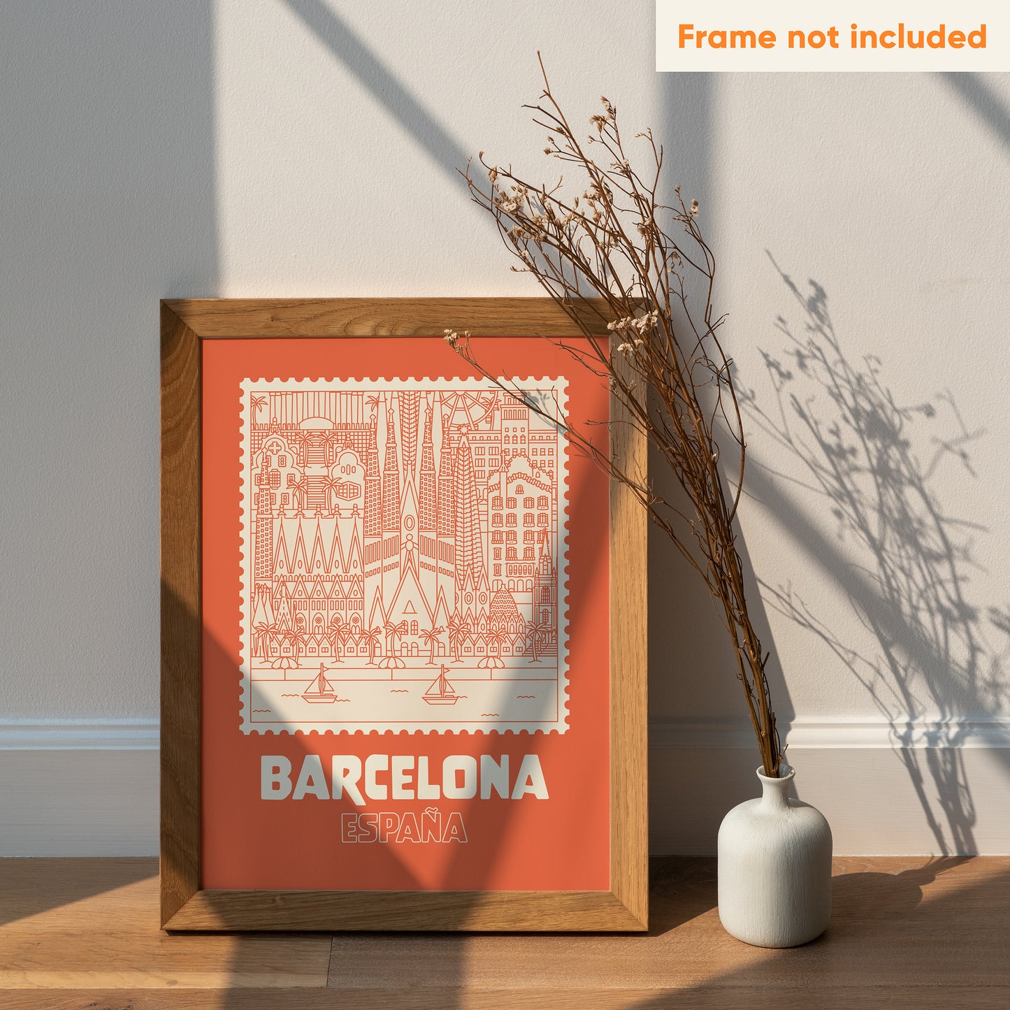 Barcelona Type Print