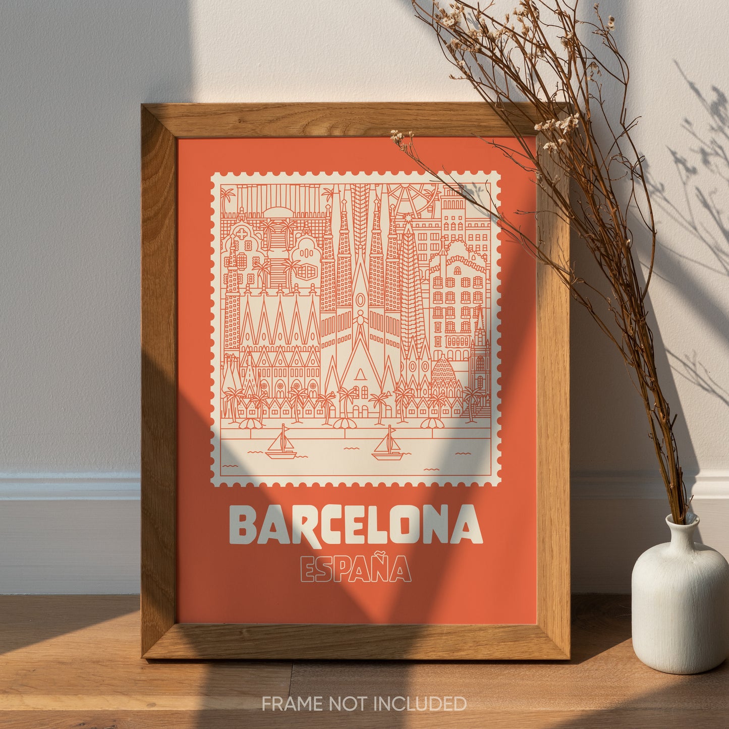 Barcelona Type Print