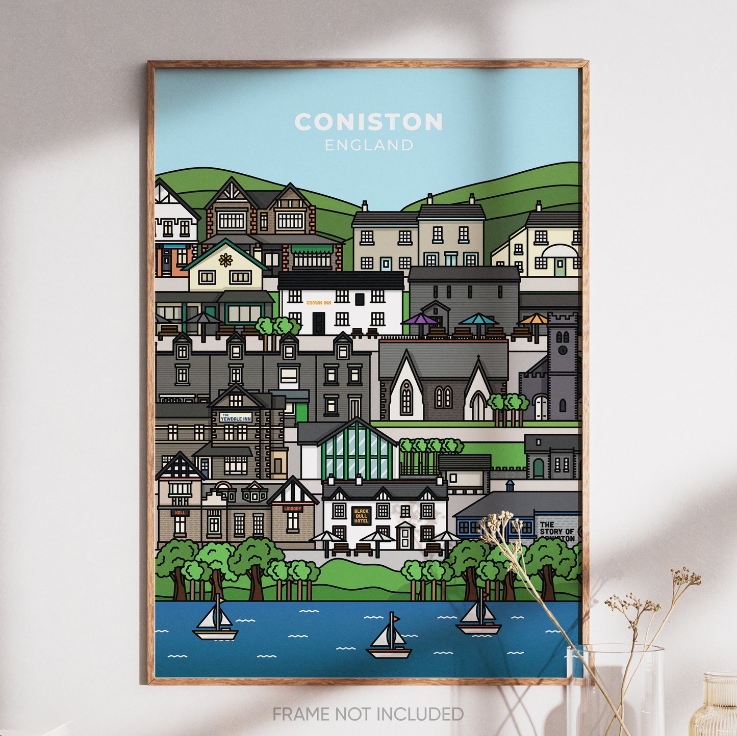 Coniston, Lake District Print