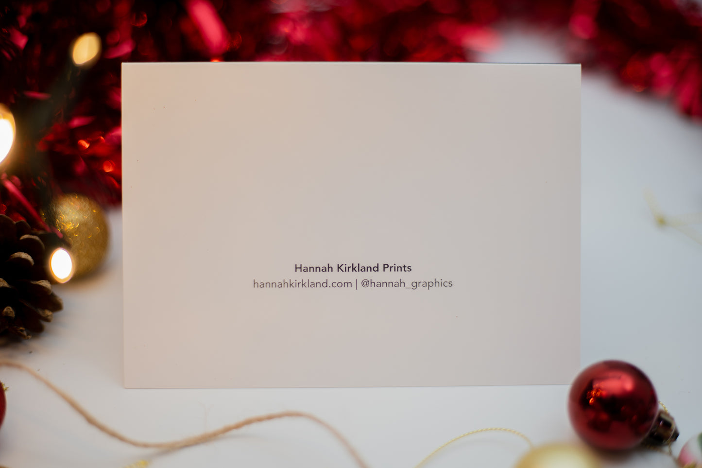 Christmas Market Huts Card