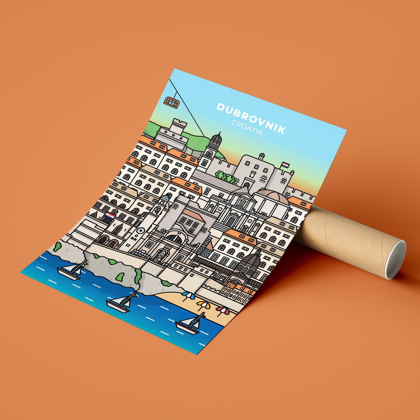 Dubrovnik Croatia Print