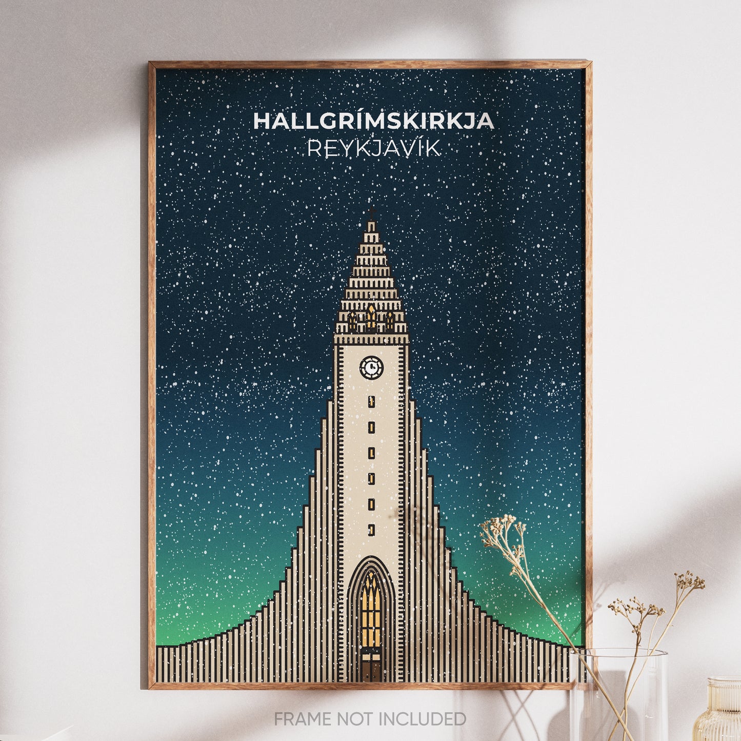 Hallgrímskirkja Reykjavík Iceland Print