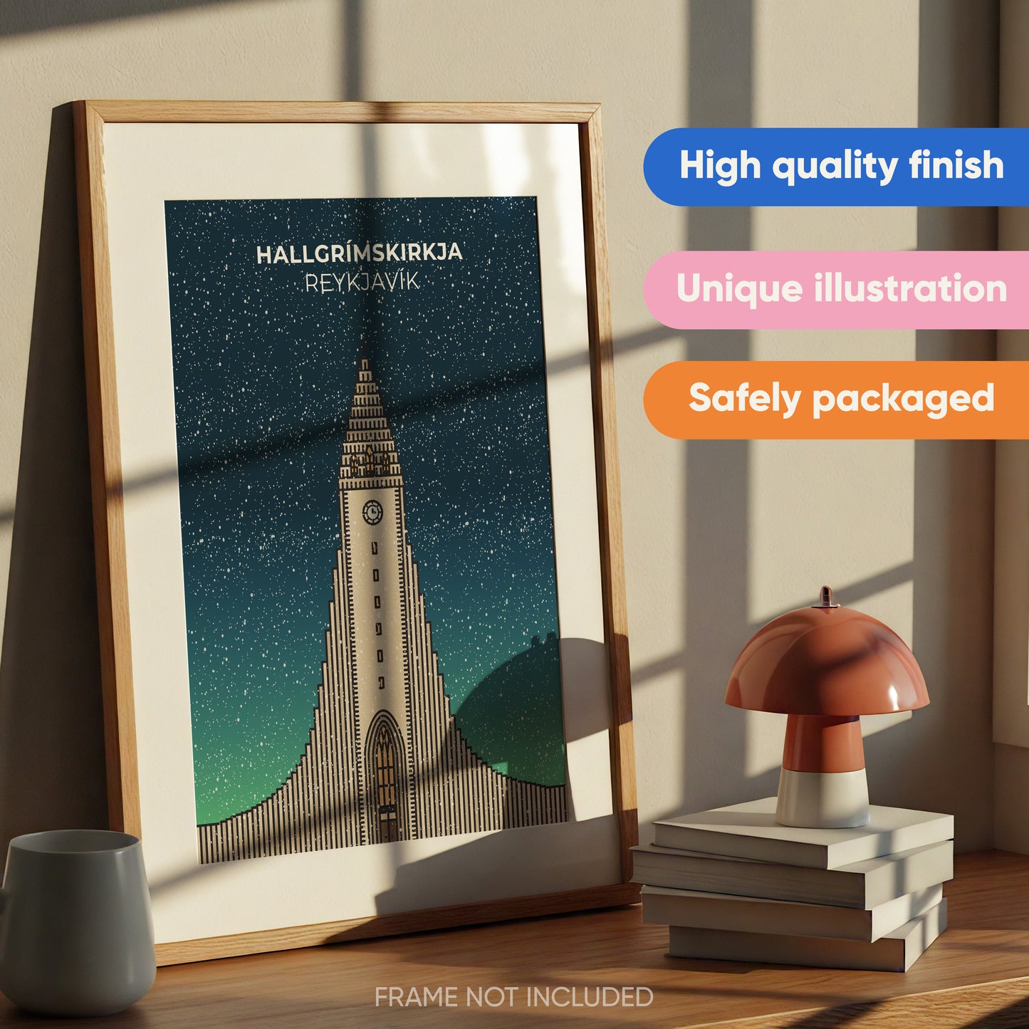 Hallgrímskirkja Reykjavík Iceland Print