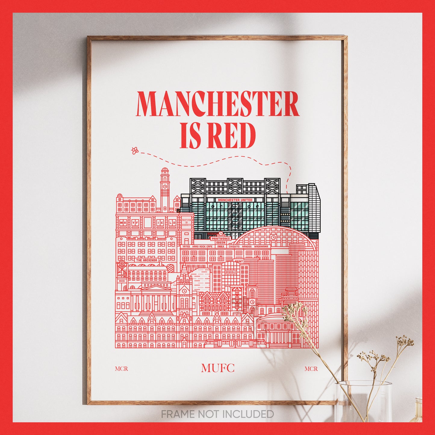 Manchester is Red Print