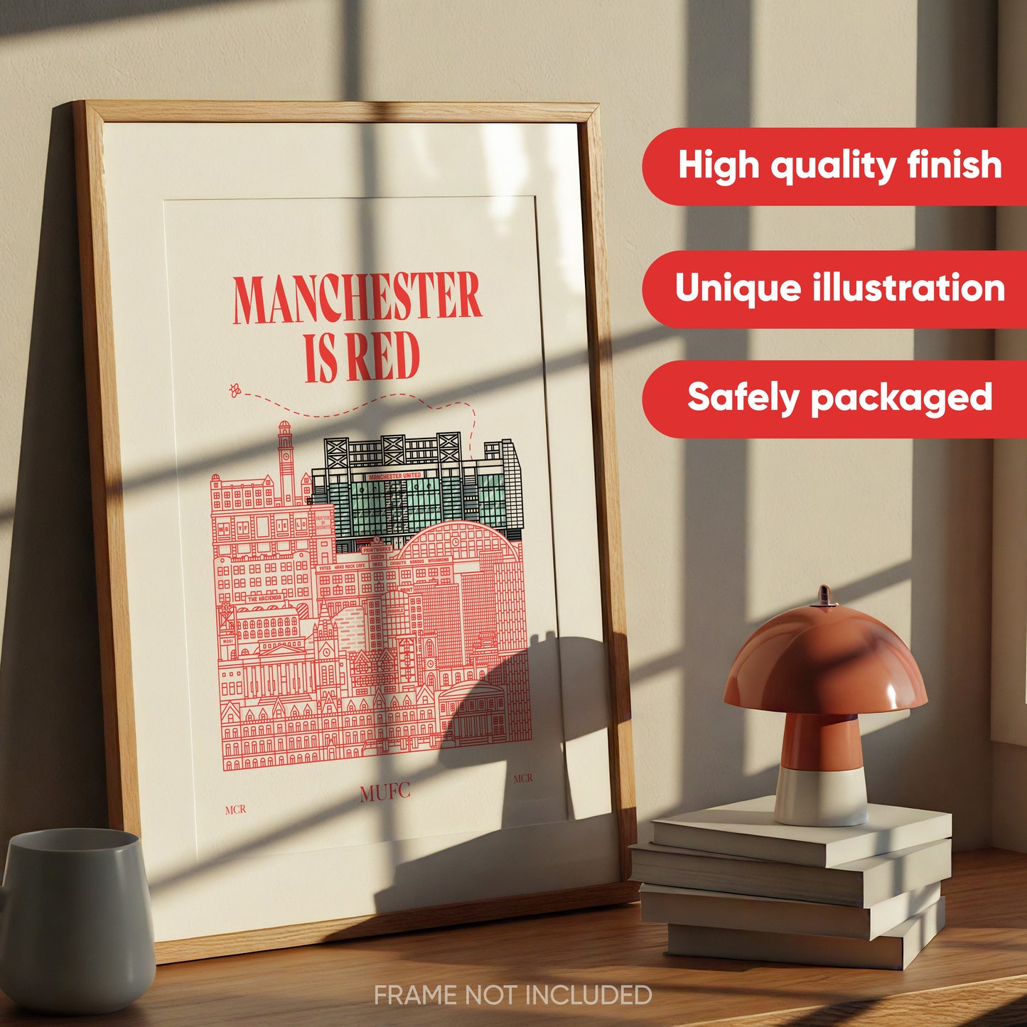 Manchester is Red Print