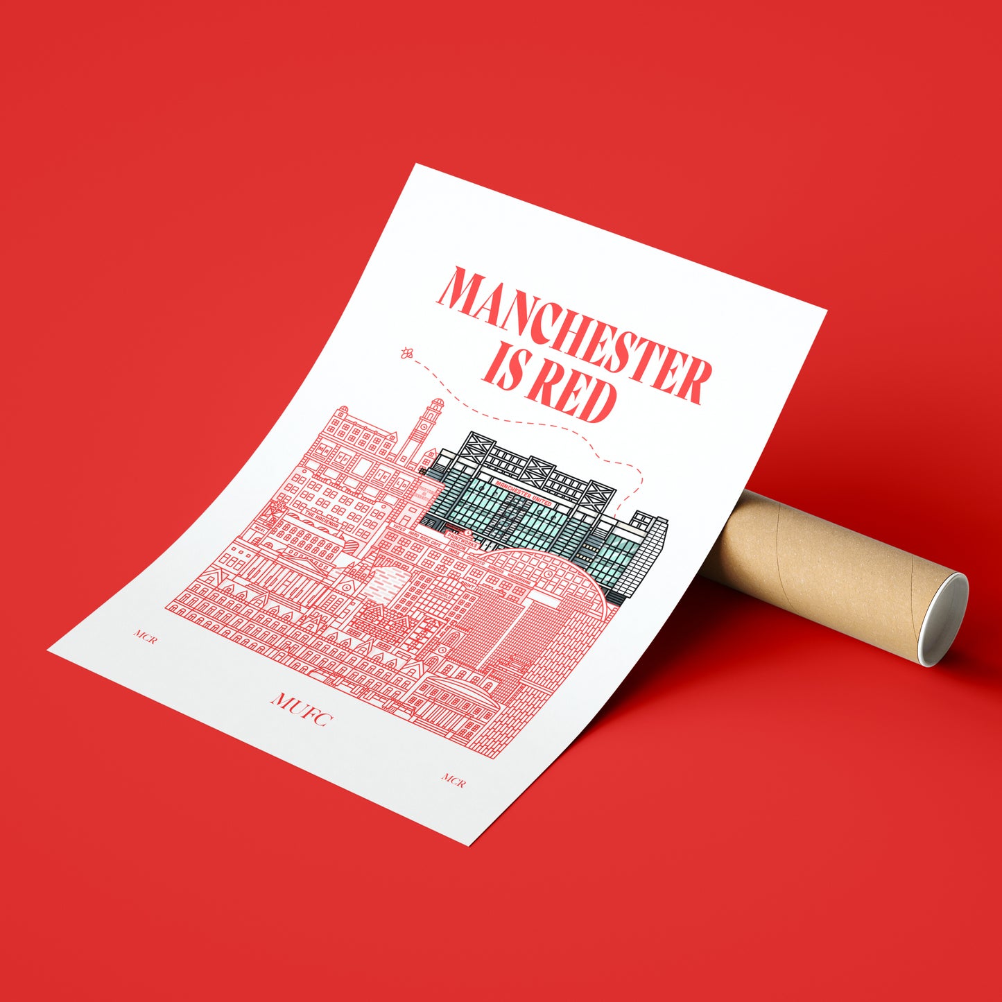 Manchester is Red Print
