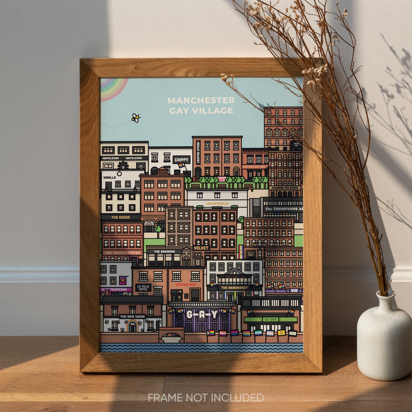 Manchester Gay Village (Canal Street) Print