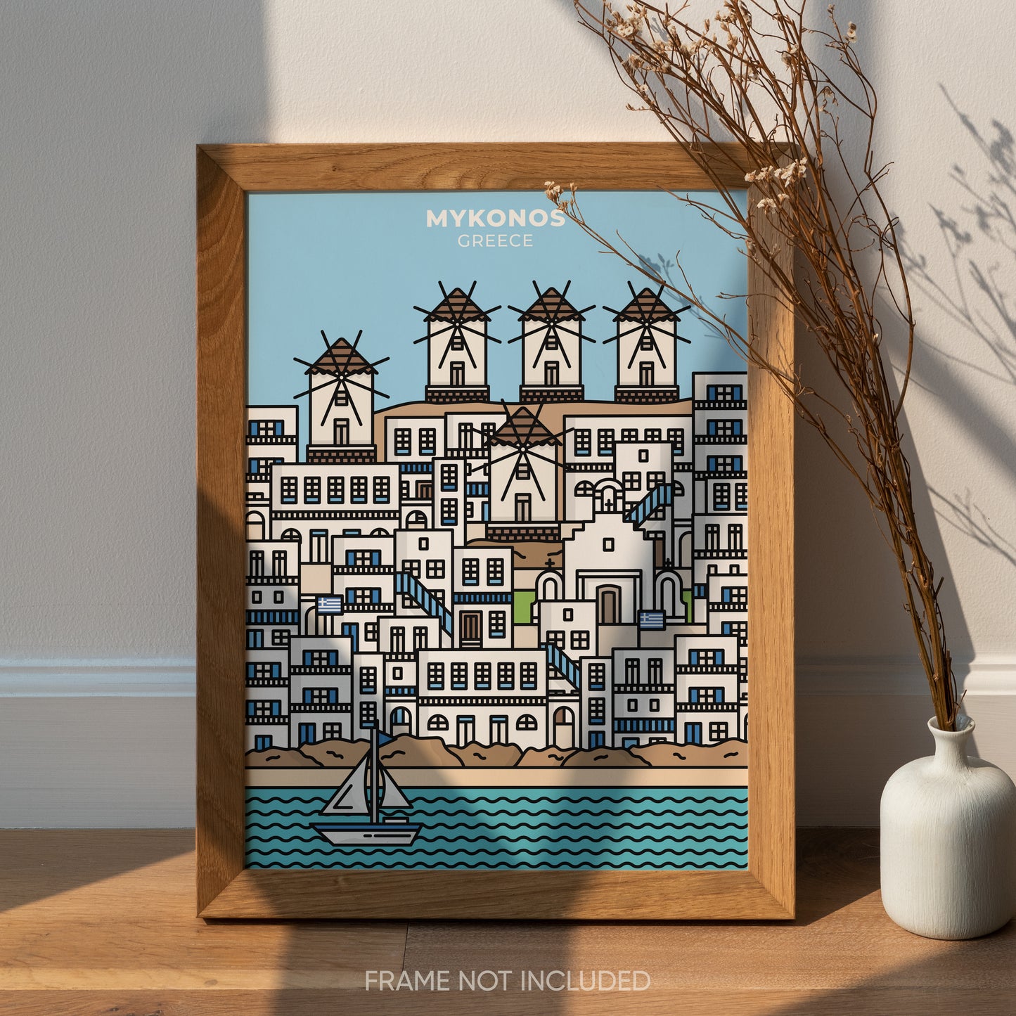 Mykonos Print