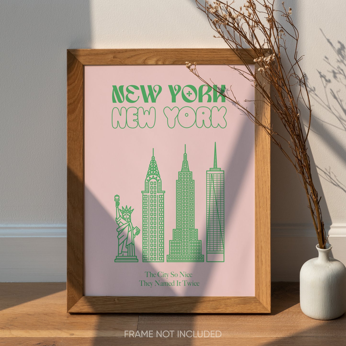 New York Type Print