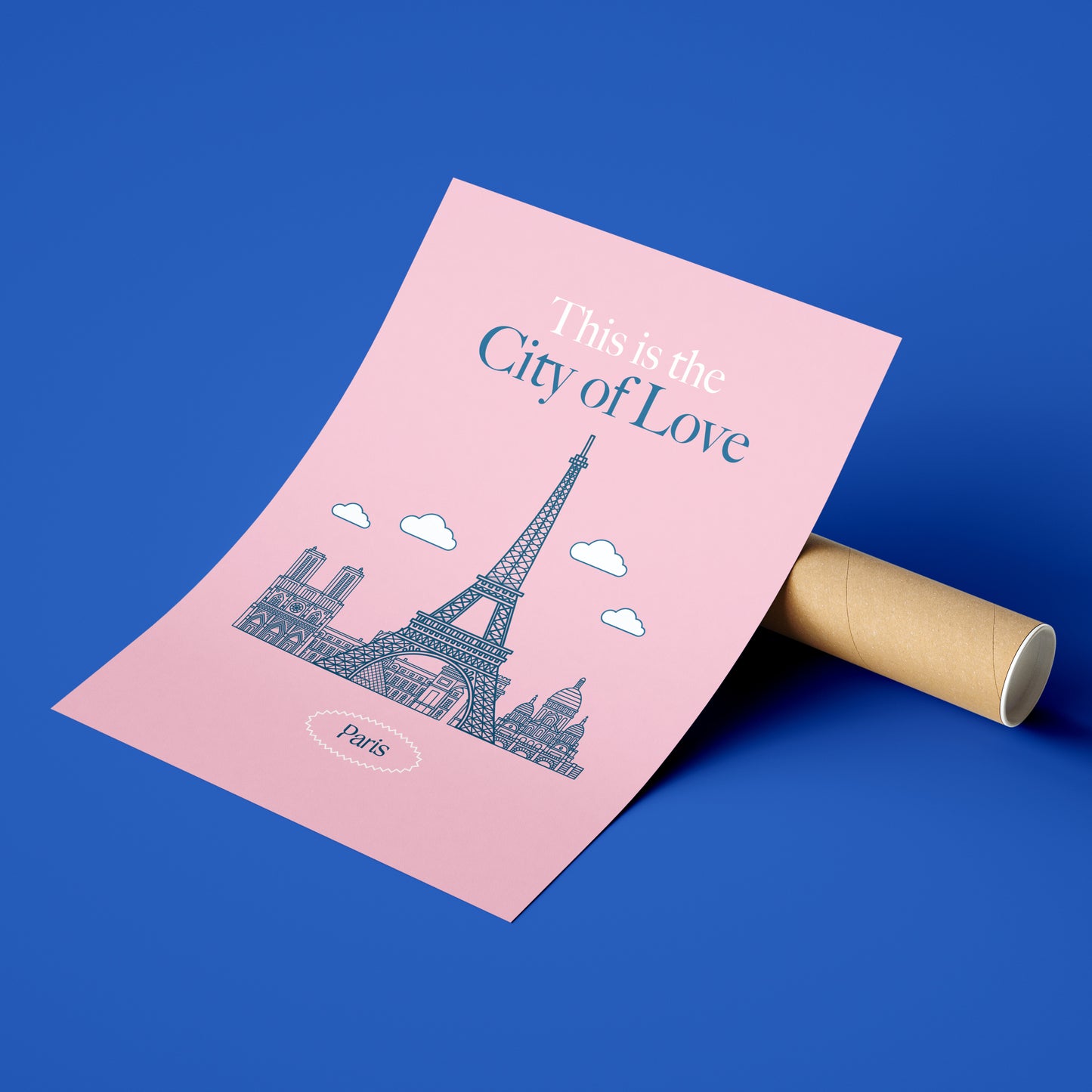Paris Type Print