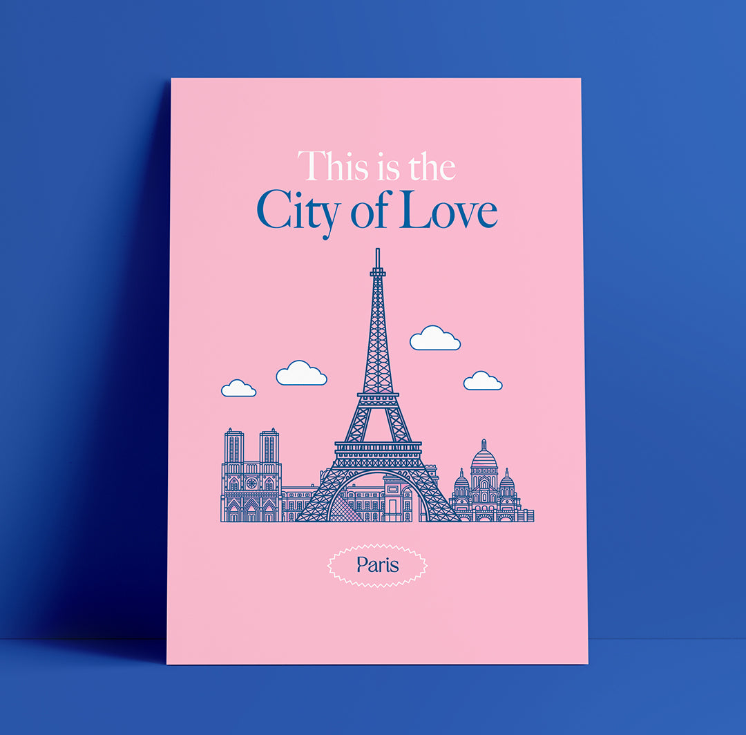 Paris Type Print
