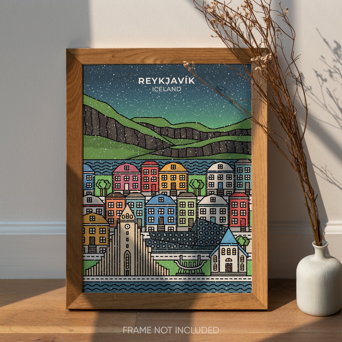 Reykjavik Iceland Print